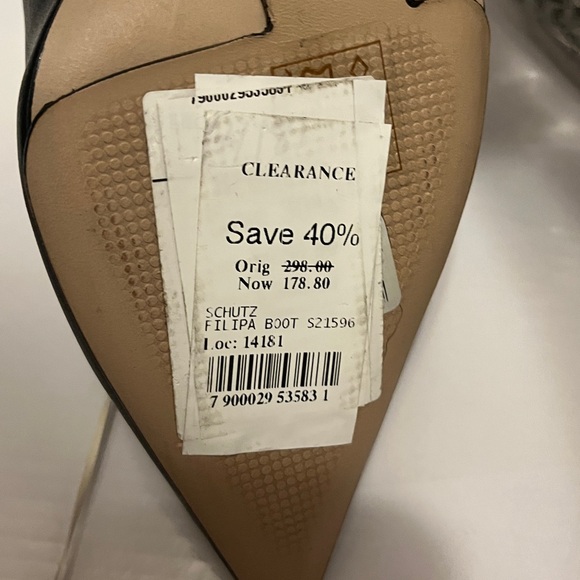 SCHUTZ Rhinestone Heel Boots - Picture 8 of 8